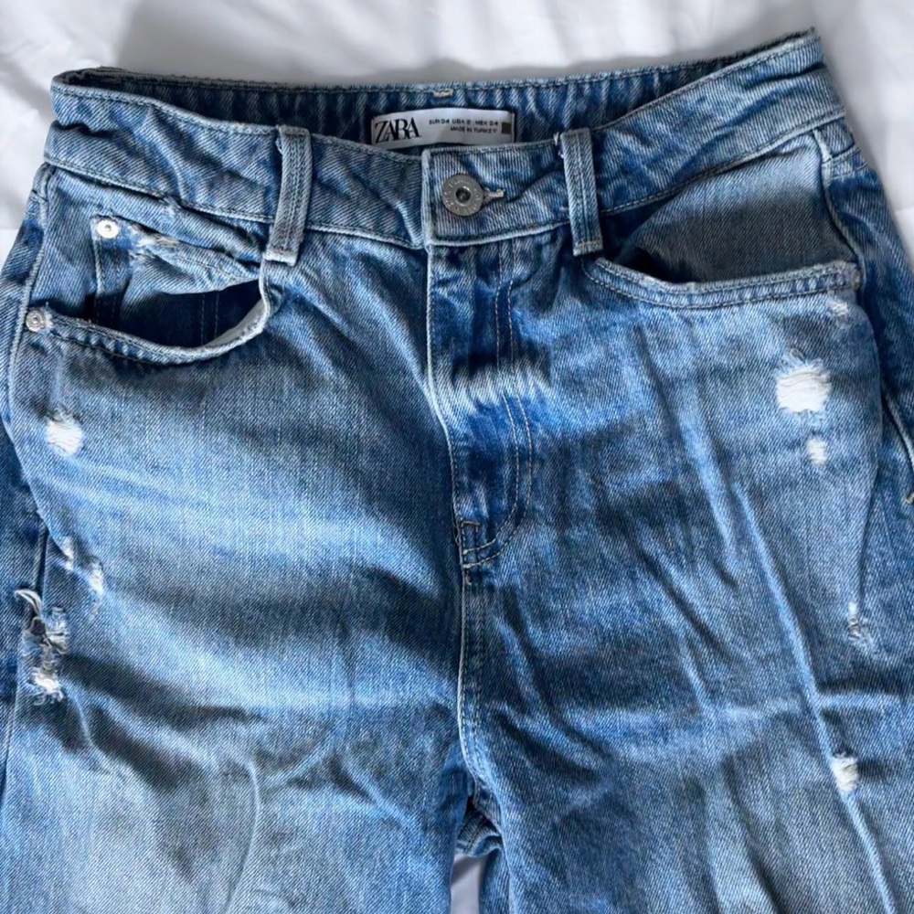 Zara Blue Slim Jeans Classic Style